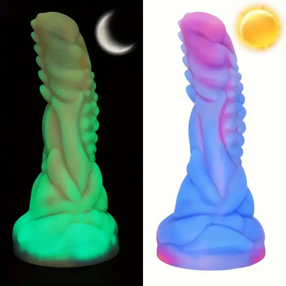 7.87in Fantasy Monster Silicone Soft Dildo External Anal Opener