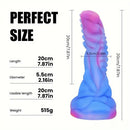 7.87in Fantasy Monster Silicone Soft Dildo External Anal Opener