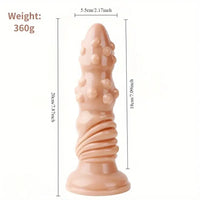 7.87in Fantasy Spiked PVC Dildo For Adult BDSM Intimate Sex Play