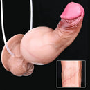 7.87in Flexible Liquid Silicone Inflatable Spraying Ejaculating Soft Dildo Sex Toy