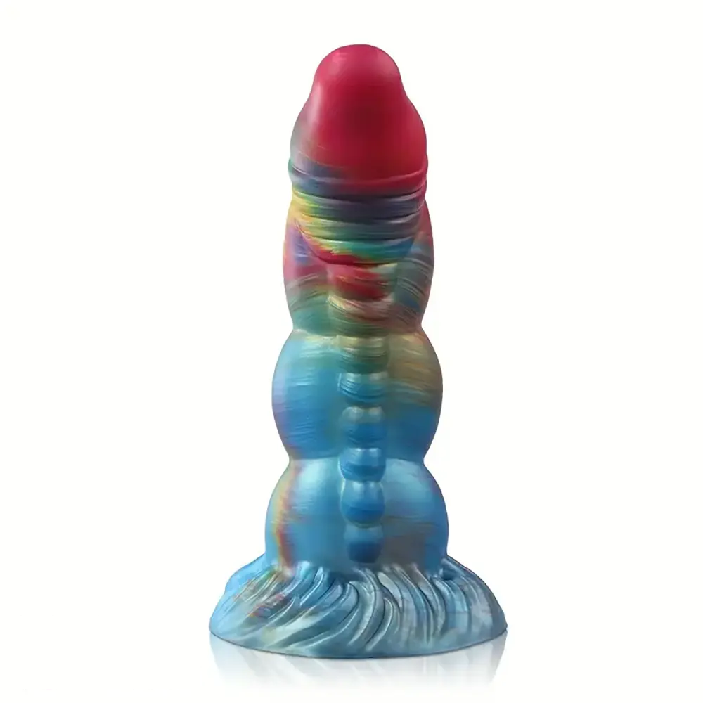 7.87in Forest Light Fantasy Monster Silicone Dildo With Glow in The Dark