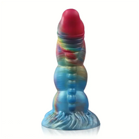 7.87in Forest Light Fantasy Monster Silicone Dildo With Glow in The Dark