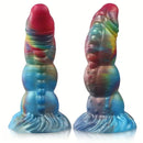 7.87in Forest Light Fantasy Monster Silicone Dildo With Glow in The Dark