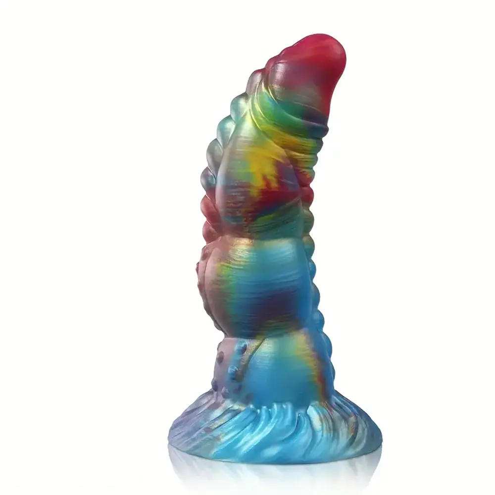 7.87in Forest Light Fantasy Monster Silicone Dildo With Glow in The Dark