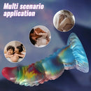 7.87in Forest Light Fantasy Monster Silicone Dildo With Glow in The Dark