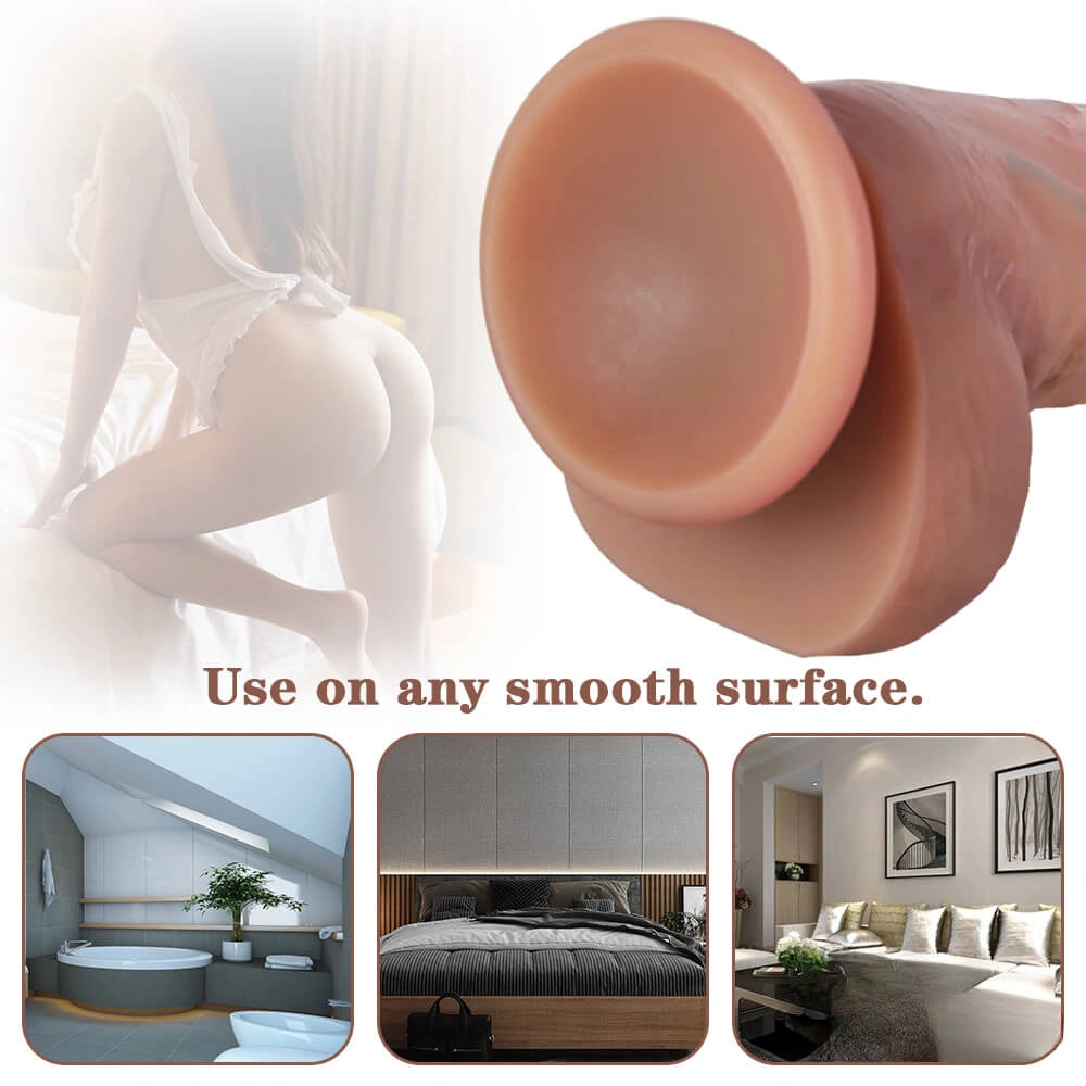 7.87in Giant Dildo Anal Men Sex Toy With Small Heads