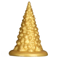 7.87in Golden Silicone Soft Anal Plug Anal Expansion Suction Cup Dildo