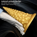 7.87in Golden Silicone Soft Anal Plug Anal Expansion Suction Cup Dildo