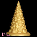 7.87in Golden Silicone Soft Anal Plug Anal Expansion Suction Cup Dildo