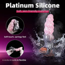 7.87in Hollow Fantasy Silicone Cock Sleeve Dildo For Physical Delay Control