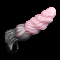 7.87in Hollow Fantasy Silicone Cock Sleeve Dildo For Physical Delay Control