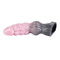 7.87in Hollow Fantasy Silicone Cock Sleeve Dildo For Physical Delay Control