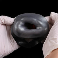 7.87in Hollow Fantasy Silicone Cock Sleeve Dildo For Physical Delay Control