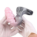 7.87in Hollow Fantasy Silicone Cock Sleeve Dildo For Physical Delay Control