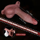 7.87in Hollow Strap on Real Dildo For Vagina G-Spot Orgasm Stimulation