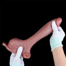 7.87in Hollow Strap on Real Dildo For Vagina G-Spot Orgasm Stimulation