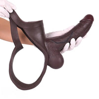 7.87in Lifelike Hollow Strap on Dildo Panty For Stimulation and Expansion