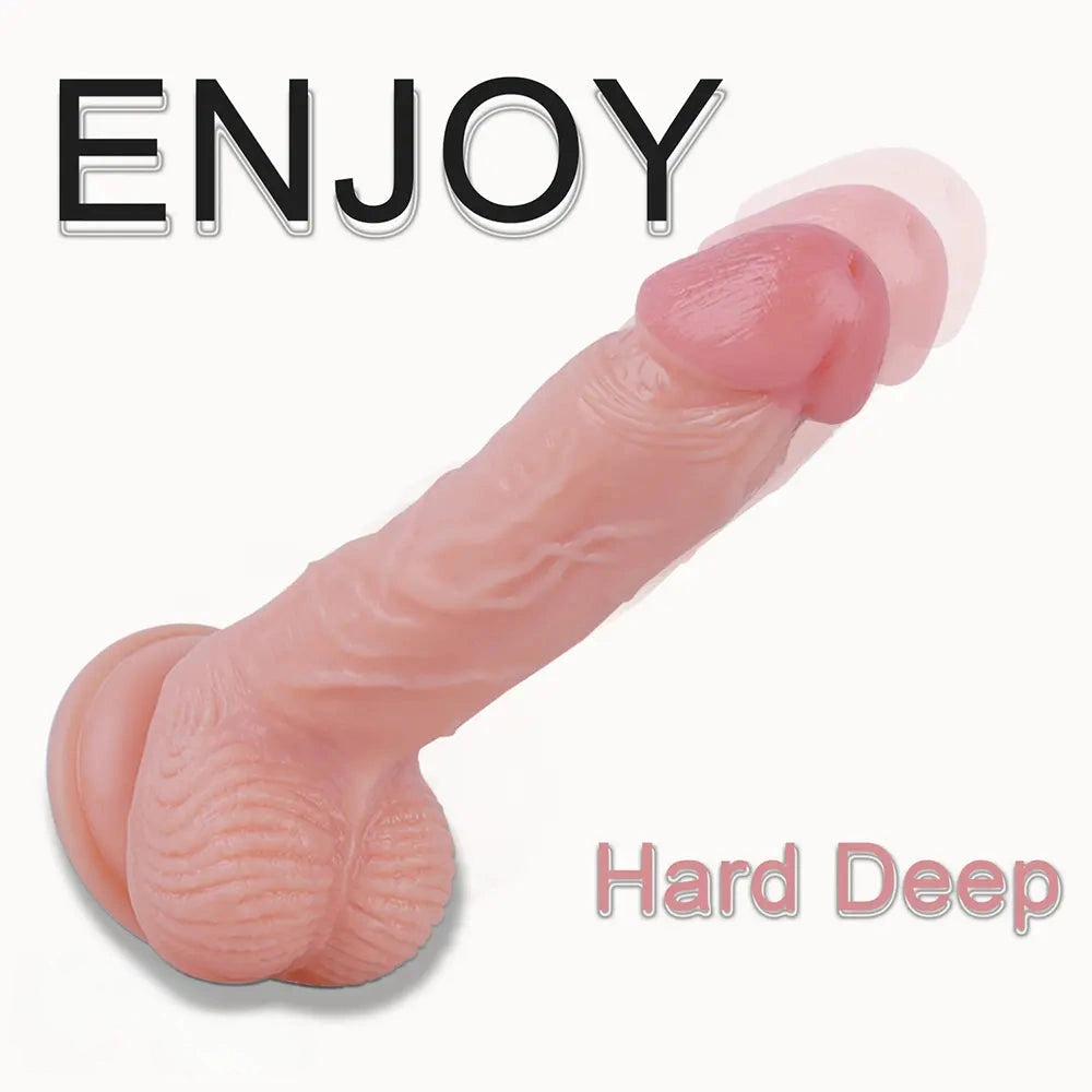7.87in Lifelike Penis Dick For Woman Masturbator Adult Sex Dildo Toy