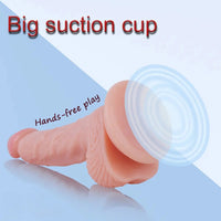 7.87in Lifelike Penis Dick For Woman Masturbator Adult Sex Dildo Toy