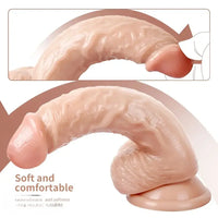 7.87in Lifelike Penis Ideal Real Dildo Adult Sex Toy For Solo Play