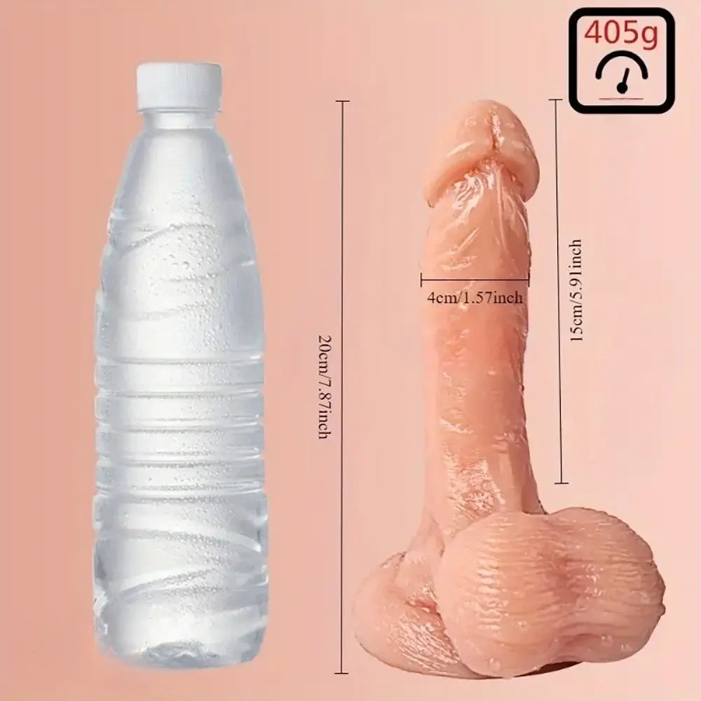 7.87in Lifelike Penis Ideal Real Dildo Sex Toy For Solo Love Play