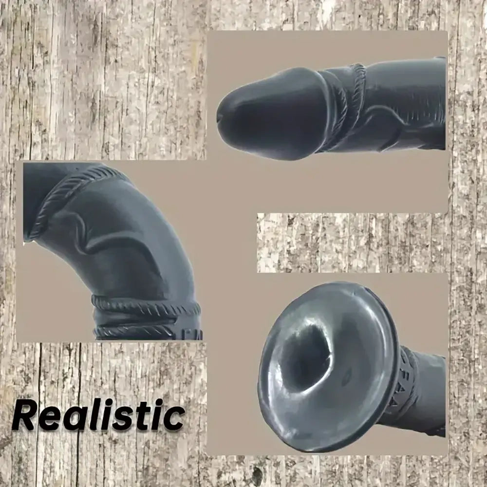 7.87in Lifelike PVC Fantasy Penis Hand-Free Dildo With Suction Cup