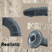 7.87in Lifelike PVC Fantasy Penis Hand-Free Dildo With Suction Cup