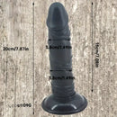 7.87in Lifelike PVC Fantasy Penis Hand-Free Dildo With Suction Cup