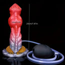 7.87in Lifelike Silicone Soft Monster Squirting Dildo For Anal Expansion