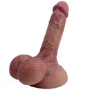 7.87in Liquid Silicone Soft Skin Super Realistic Dildo With Suction Cup