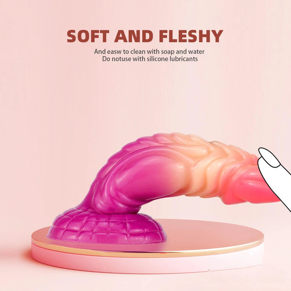 7.87in Monster Animal Dildo Ombre Sex Toy For Adults Love Toy