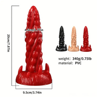 7.87in Monster Fantasy Dildo For Women G Spot Love Sex Toy With Sucker