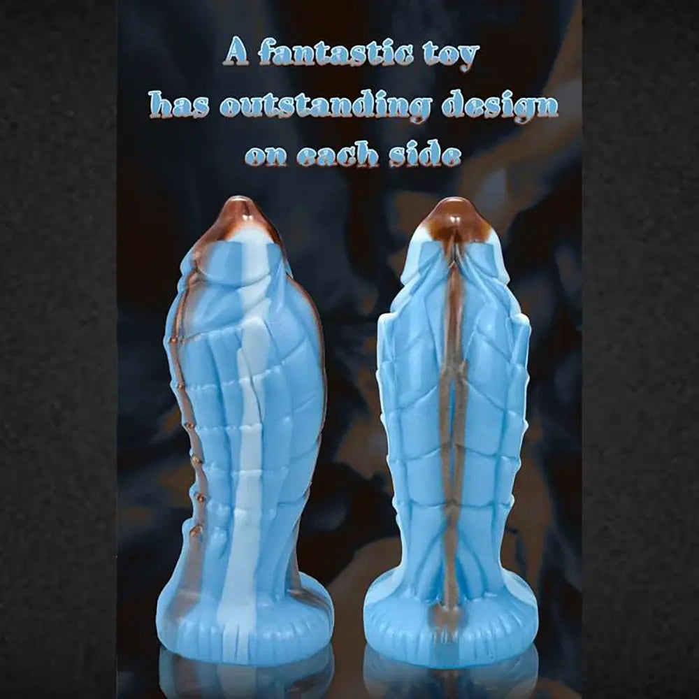 7.87in Monster Fantasy Silicone Soft Dildo For Women Men Couples
