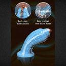 7.87in Monster Fantasy Silicone Soft Dildo For Women Men Couples