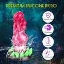 7.87in Monster Knot Exotic Silicone Alien Soft Anal Dildo Stimulator