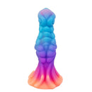7.87in Monster Knot Luminous Dildo With Ribs Adult Male Masturbator
