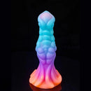 7.87in Monster Knot Luminous Dildo With Ribs Adult Male Masturbator
