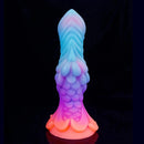 7.87in Monster Knot Luminous Dildo With Ribs Adult Male Masturbator