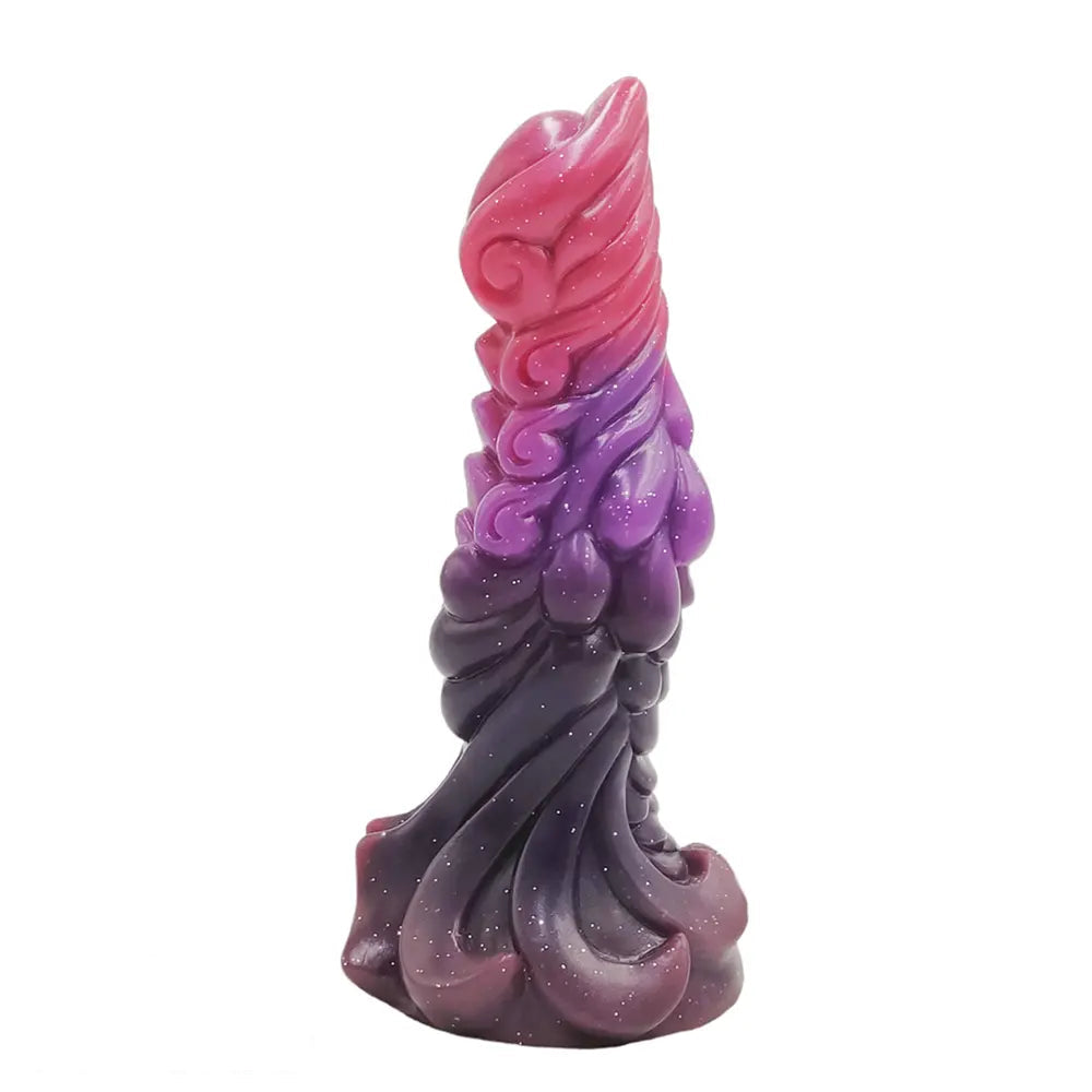 7.87in Monster Knot Luminous Dildo With Ribs Adult Male Masturbator