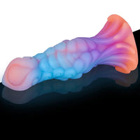 7.87in Monster Knot Luminous Dildo With Ribs Adult Male Masturbator