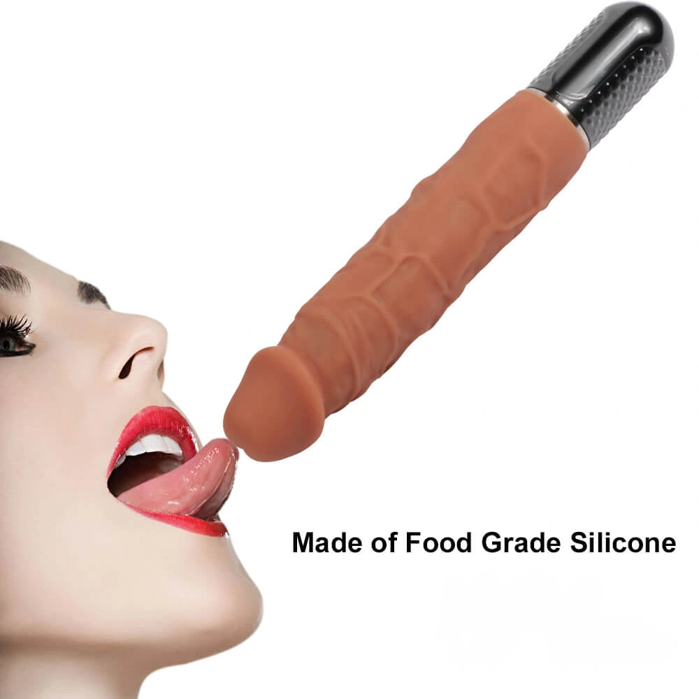 7.87in Multi-speeds Vibrating Automatic Dildo Sex Toy For Adult Women
