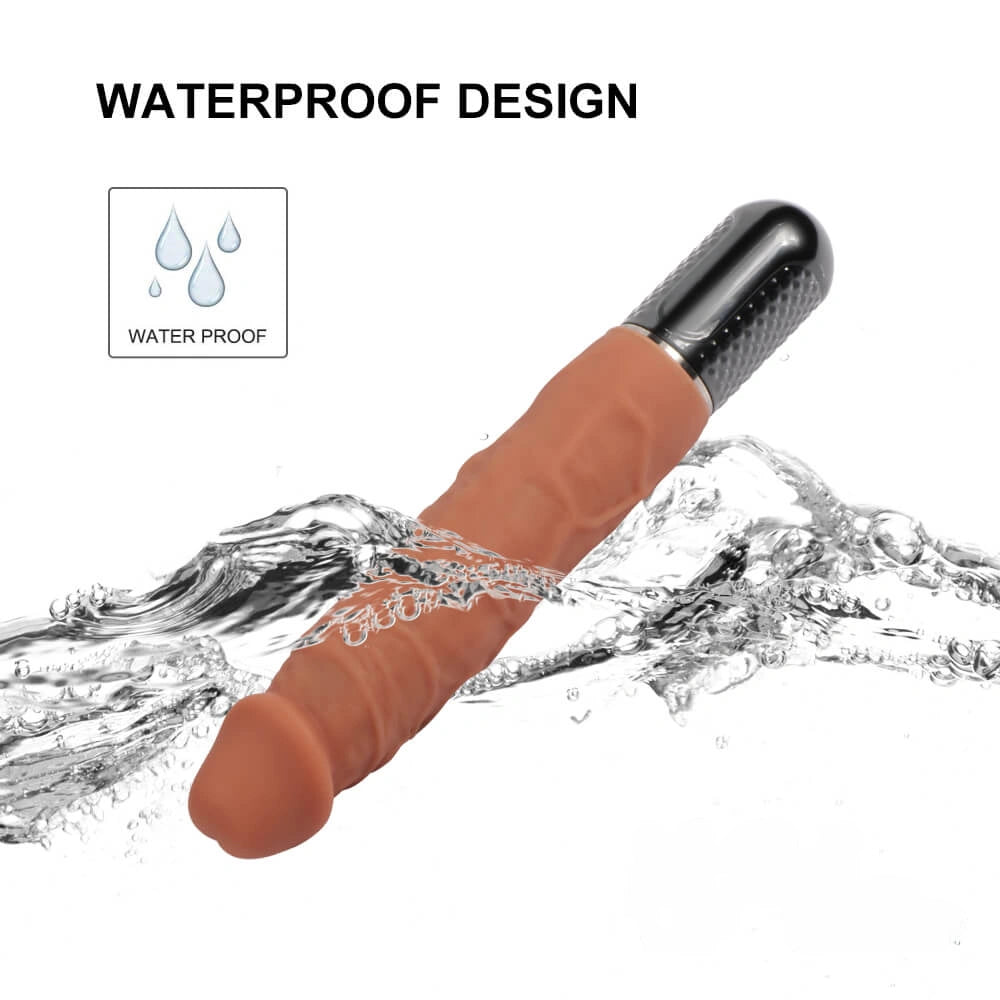 7.87in Multi-speeds Vibrating Automatic Dildo Sex Toy For Adult Women