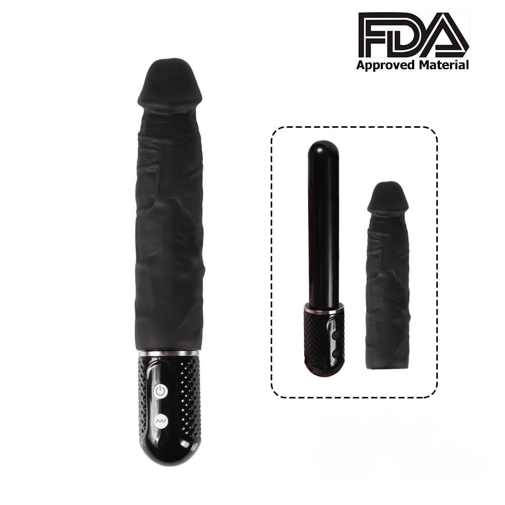 7.87in Multi-speeds Vibrating Automatic Dildo Sex Toy For Adult Women