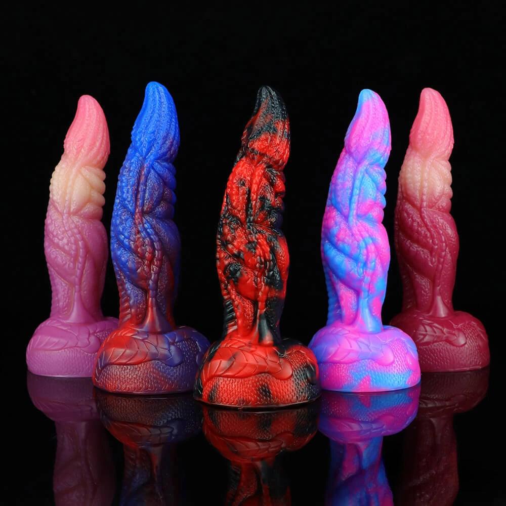 7.87in Multiple Colors Monster Animal Fantasy Design Dildo Adult Toy