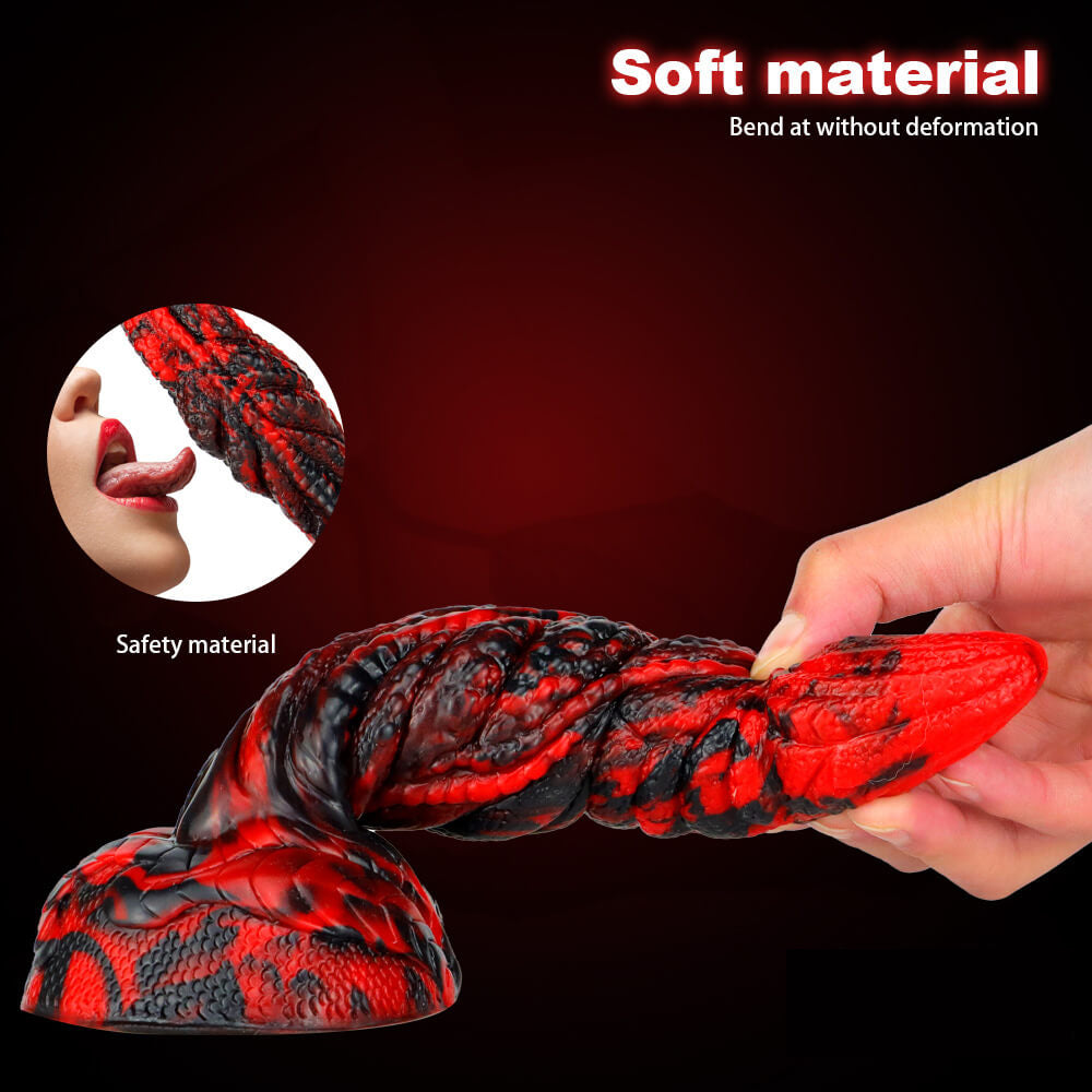 7.87in Multiple Colors Monster Animal Fantasy Design Dildo Adult Toy