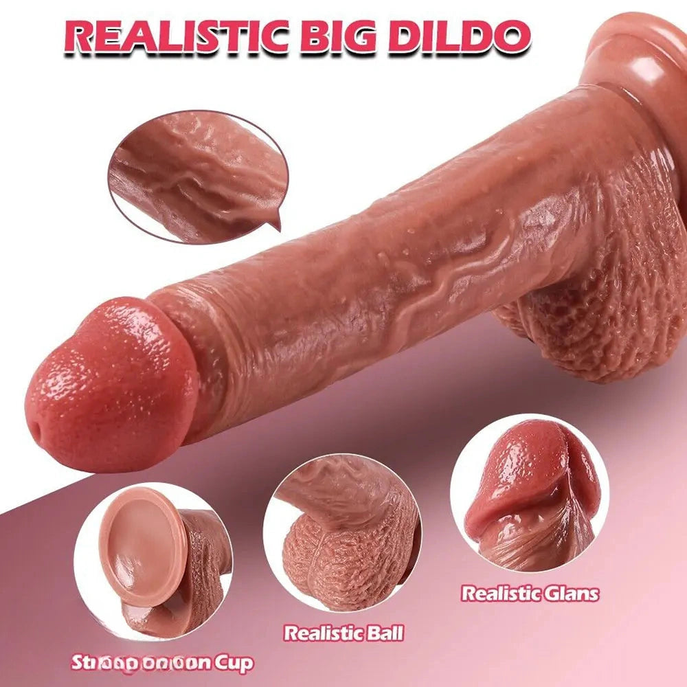 7.87in New Realistic Dildo Penis G-spot Simulation For G-spot Simulation