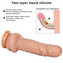 7.87in New Soft Odd Dual Density Dildo For Anal Vagina Sex