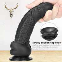 7.87in New Soft Odd Dual Density Dildo For Anal Vagina Sex