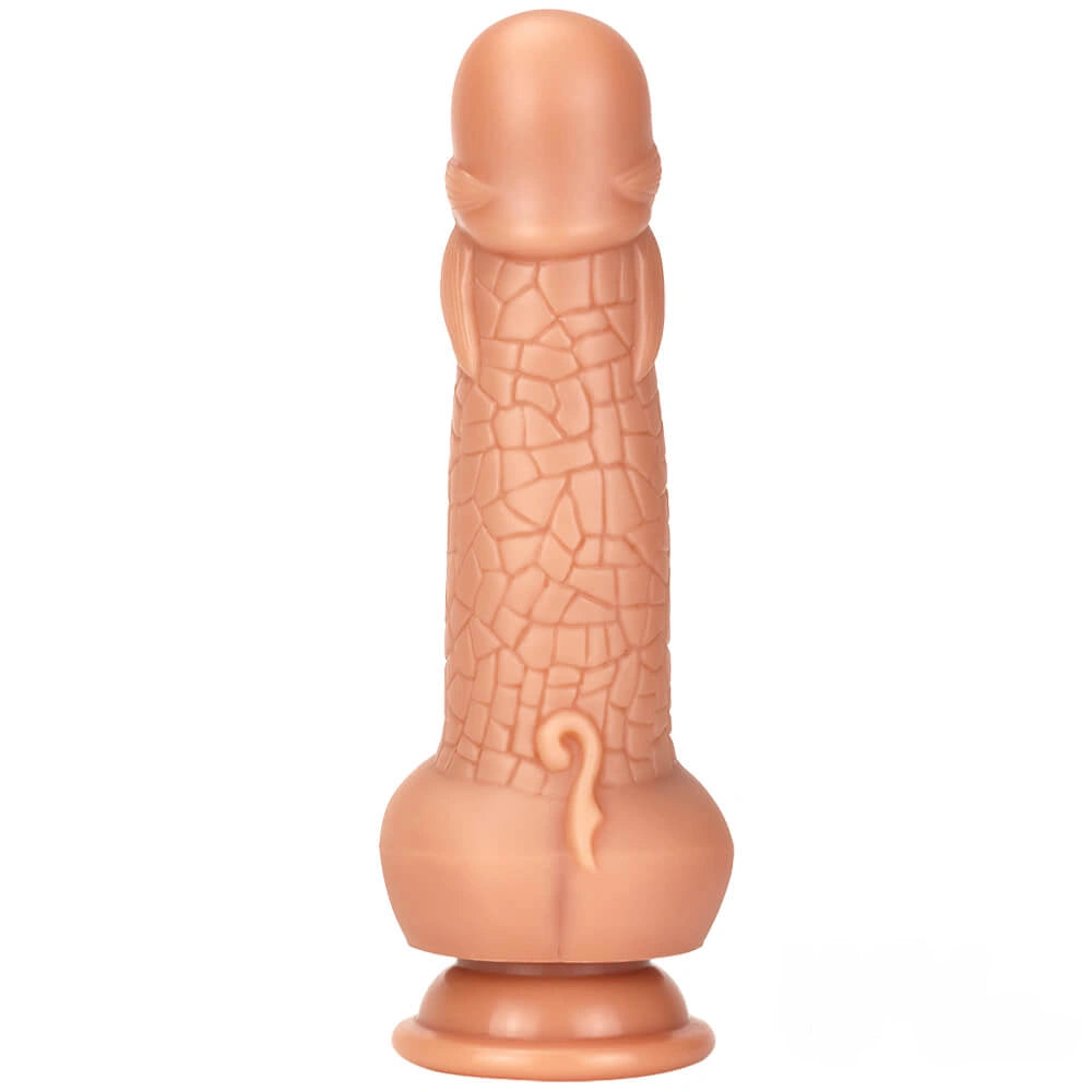 7.87in New Soft Odd Dual Density Dildo For Anal Vagina Sex