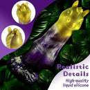 7.87in New Strange Shaped Horse Silicone Cock Dildo Simulation Penis